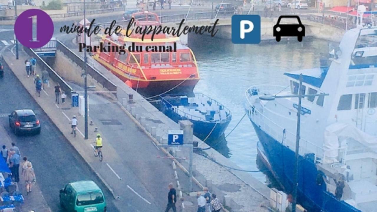 Magnifique Appart 102 M2 Au Bord De L'Eau Hyper Centre Sète Zewnętrze zdjęcie